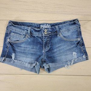 Reign Jean Shorts Cut Offs, Size 9, Festival -2-679